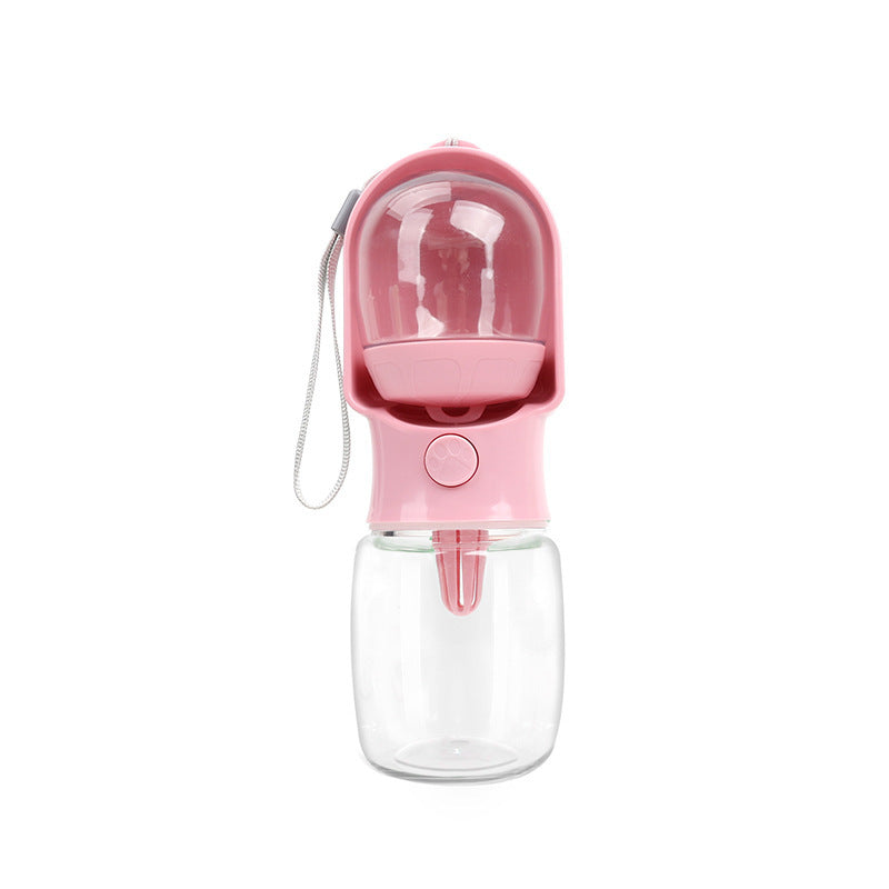 Portable Dog Water Bottle With Food Storage